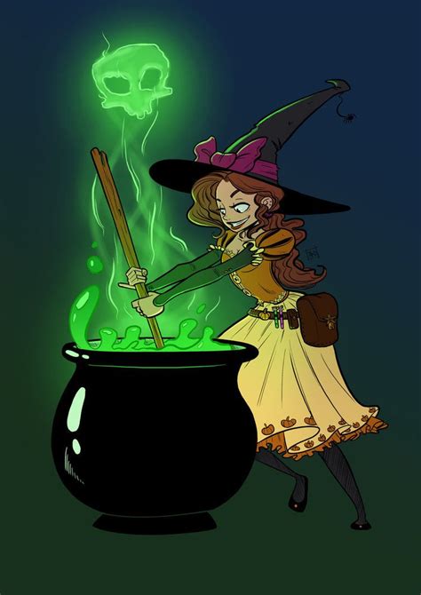 The enchanting powers of herself the witch